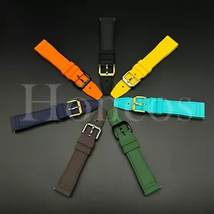 20 21 22 MM FKM Silicone Rubber Watch Band Strap Quick Release Fits for IWC - Picture 1 of 58