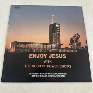 HOUR OF POWER CHOIRS LP Robert Schuller - Enjoy Jesus, Omnisound N-1011 - Imagen 1 de 6