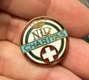 SPILLA - DISTINTIVO  - NLD CHARITAS - FRATELLI LORIOLI MILANO - Picture 1 of 2