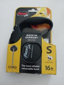 Flexi 16 Ft Retractable Dog Leash Durable Cord For Small Dogs up to 26 Lbs - Picture 1 of 2