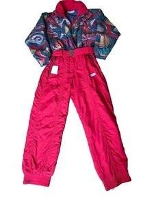 Vintage Skianzug Overall Proline Retro Schneeanzug Rot Größe 36 - Bild 1 von 19