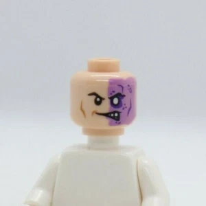 HEAD - Half Normal, Two-Face 6864 DC Batman II Super Hero LEGO® Minifigure Part - Picture 1 of 1