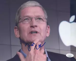 Tim Cook Signed 8x10 Photo w/ JSA COA #AP71213 Apple CEO - Picture 1 of 2