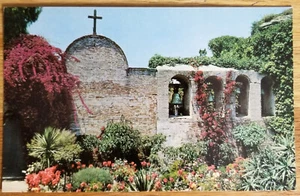 Bell Wall San Juan Capistrano Mission CA Postcard 1960s Curteichcolor Unused - Picture 1 of 1