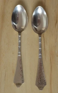 Besteck  - Robbe & Berking - HERMITAGE - Silber 90 -  2 Menuelöffel - Picture 1 of 2