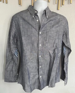 visvim ALBACORE L/S SHIRT COTTON/LINEN IT (ITALY) SZ 3 f.i.l/cubism L LINEN/COT - Picture 1 of 11