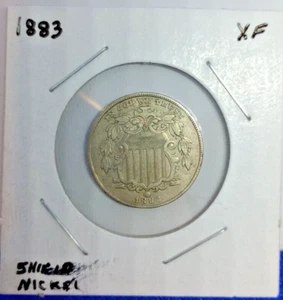 1883 Schild Nickel extra feine Erhaltung schön (116) - Bild 1 von 3