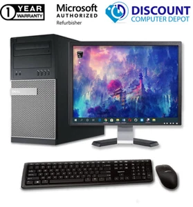 Dell OptiPlex 9020 Tower Intel i5 Desktop 8GB 512GB SSD 22in LCD Windows 10 Pro - Picture 1 of 6