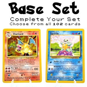 1999 Pokemon Base Set - Choose Your Card - Rare 100% Authentic WotC Cards 🔥💧🍃 - Picture 1 of 116