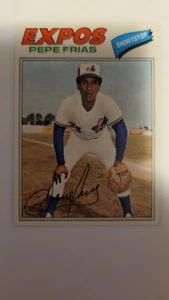 Topps Pepe Frias 1977 #199 casi nuevo - Imagen 1 de 1