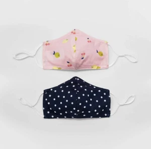 Cat & Jack kids Reusable Face Mask pack of 2 - Picture 1 of 5