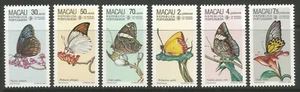 STAMPS-MACAO 1985 World Tourism (Butterflies) Set. SG: 610/15. Mint Never Hinged - Picture 1 of 1