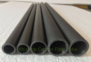Matt 3K Carbon Fiber Tube/Pipe Roll Wrapped OD 28mm ID 25mm*1000mm Length 28*25 - Picture 1 of 4
