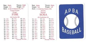 1989 APBA Season w/ Extra Players - CHICAGO WHITE SOX Team Set - Picture 1 of 4