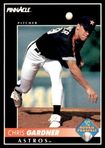 1992 Pinnacle Chris Gardner #599 Houston Astros Rookie - Picture 1 of 2