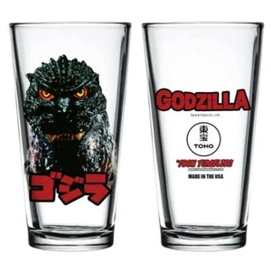 Godzilla Head Toon Tumbler Pint Glass 08GPF01 - Picture 1 of 1