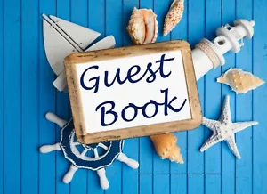 Guest Book: For your Holiday Home Rental Cottage Lodge or Caravan for visitors - Picture 1 of 2