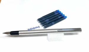 Lamy Linea F Fountain Pen EF- Herringbone +5pc Comparable Cartridge NEW 049F - Picture 1 of 8