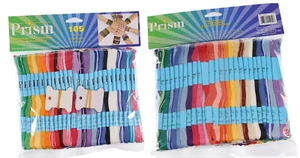 Prism DMC Craft Floss Thread 105 Skeins 12 Bobbins Jumbo Pack Bracelets - Picture 1 of 1
