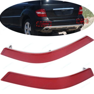 Pair Rear Bumper Reflector For Mercedes Benz ML Class ML350 ML550 ML63 2008-2011 - Picture 1 of 8