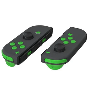 Replacement Custom Green Full Set Buttons w/ Tools For Nintendo Switch Joy con - Picture 1 of 11