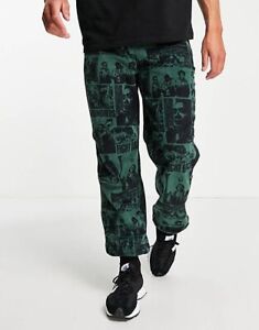The Hundreds Resist print Co-ord Joggers in Green - Medium - RRP £85.00