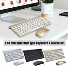 Mini ensemble combo clavier et souris sans fil 2,4 G pour ordinateur portable MacBook ordinateur de bureau