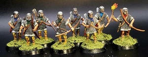 Painted Early Imperial Roman Legionaries Wardand set for SAGA Wargames - Picture 1 of 6
