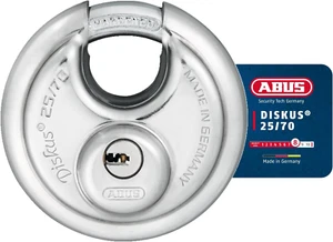 358258-25/70_B Candado Diskus Llave De Seguridad 70 Mm Blister - Foto 1 di 12