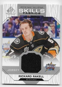 18/19 SP GAME USED ALL-STAR SKILLS FABRICS JERSEY Rickard Rakell #ASRR - Picture 1 of 1