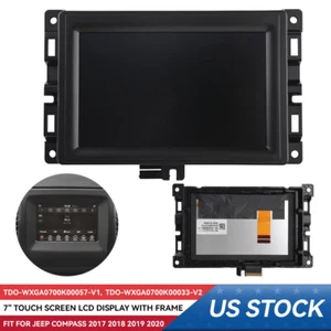 7" LCD Display Touch Screen For 2017-2020 Jeep Compass Car Radio Navigation US - Picture 1 of 12