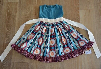 Vestido Floral Persnickety Niñas Talla 7 Nuevo Con Etiquetas ¡Hecho en EE. UU.! Foto 1 de 4