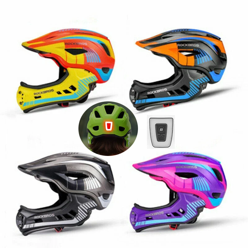 ROCKBROS Child Helmet Full Covered Bike Helmet EPS Safety Cap Detachable Kid - Image 1 of 4