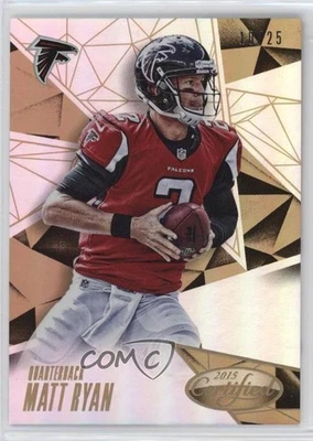 2015 Certified Mirror Gold /25 Matt Ryan #54 - Image 1 of 2