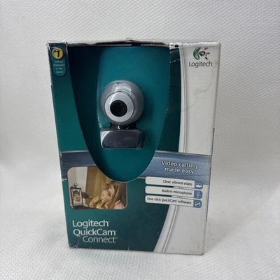 Logitech QuickCam Connect E2500 Webcam with USB Video and Microphone NIB - Image 1 of 4
