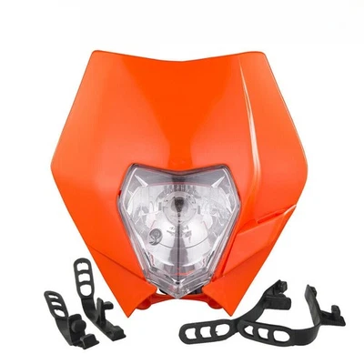 Motocross Headlight For KTM 125 1982-22/ 250 1979-23/ 300 1990-23/ 350 1989-2023 - Image 1 of 4