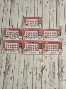 7 Packs KISS New Trio Lash KLTR01 Medium Eyelashes 20 Trios Each 140 Total - Picture 1 of 4