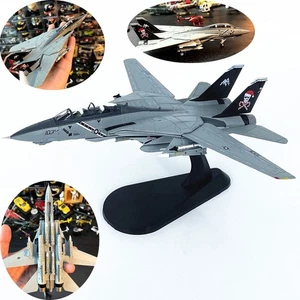 1:100 Diecast Modelo Militar Marina de los Estados Unidos F-14B Tomcat VF-103 "Jolly Rogers" Caza - Imagen 1 de 15
