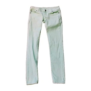 Delia's Morgan Green Jeans Straight Leg Slim Mid Rise Size 1/2R dELiA*s - Picture 1 of 4