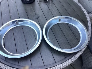 Corvette 1967 15" wheel trims beauty rings - Picture 1 of 5