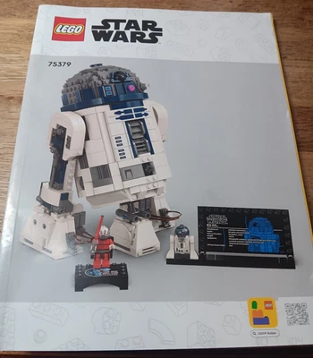 Lego 75379 R2-D2 Star Wars Instruction Manual Only No Bricks - Image 1 of 3