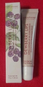 SERAPHINE DEWBERRY LIPS LONG LASTING LIP OIL RUBY JELLY FULLSIZE 0.46 OZ NIB - Picture 1 of 4