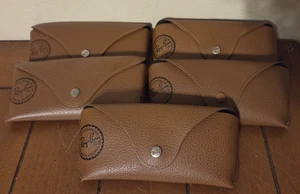 Lot Of 5 Vintage Ray Ban Luxottica Sunglasses Brown -Soft Case - CASE ONLY - Picture 1 of 4