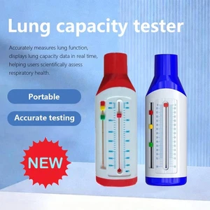 Spirometer Peak Speed MeterExpiratory Peak Flow Meter Monitoring LungBreat - Picture 1 of 11