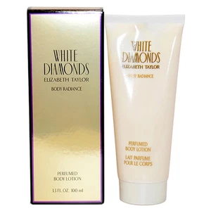 NUEVO Loción corporal perfumada Elizabeth Taylor White Diamonds Body Radiance 3,3 fl oz - Imagen 1 de 7