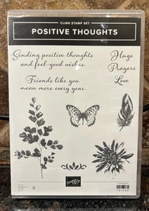 Stampin' Up Klammerstempelset "Positive Gedanken" 151490 Blumensprüche - Bild 1 von 5