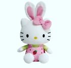 Sanrio 11" Hello Kitty Plush Stuffed Easter Rabbit Bunny Strawberry  ??