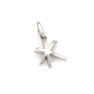 Cartier 18k White Gold Star Charm Pendant - Picture 1 of 5