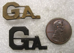 Spilla Insegna Collare Ufficiali Georgia US Army NG GA, ww1 - Foto 1 di 2