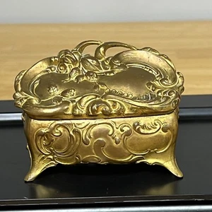 JB Jennings Brothers Art Deco Jewelry Casket #930 Ornate Trinket Box Jewelry Art - Picture 1 of 24
